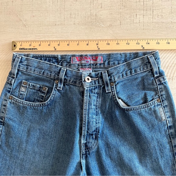 Silver Bootcut Button Fly Jeans Size 12 - Picture 6 of 10